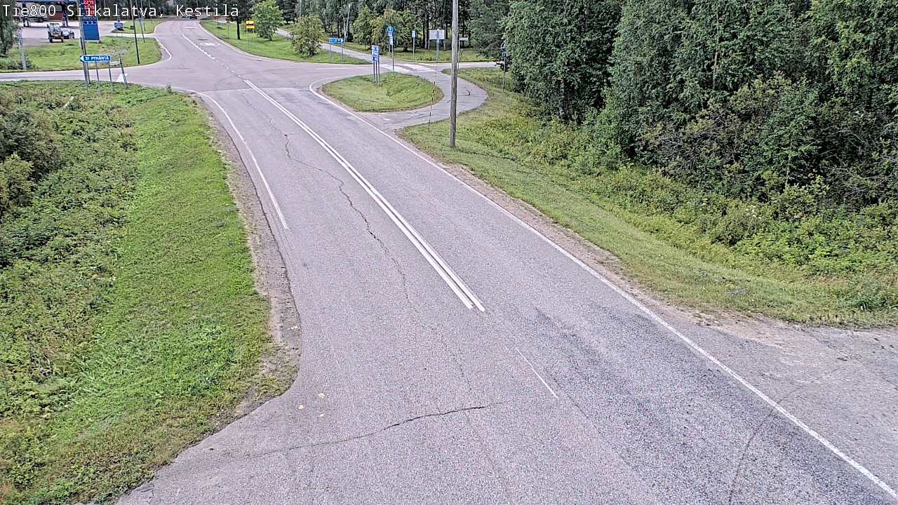 Weather Camera Image Väg 800 Siikalatva Kestilä, Siikalatva, Pohjois-Pohjanmaa