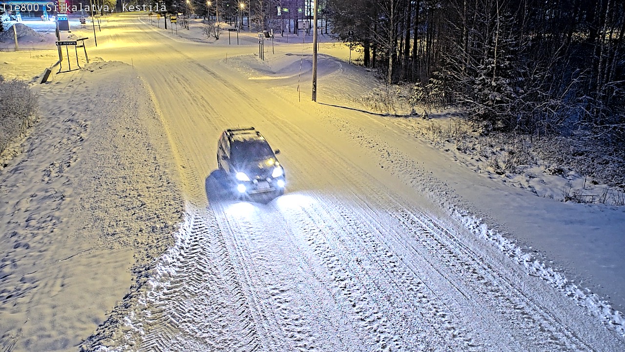 Weather Camera Image Väg 800 Siikalatva Kestilä, Siikalatva, Pohjois-Pohjanmaa
