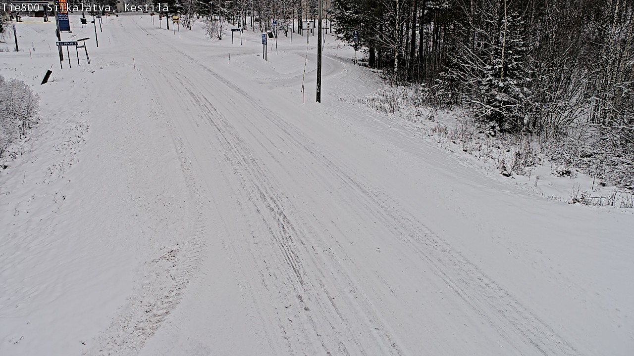 Weather Camera Image Väg 800 Siikalatva Kestilä, Siikalatva, Pohjois-Pohjanmaa