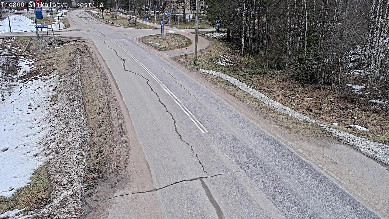 Weather Camera Image Väg 800 Siikalatva Kestilä, Siikalatva, Pohjois-Pohjanmaa