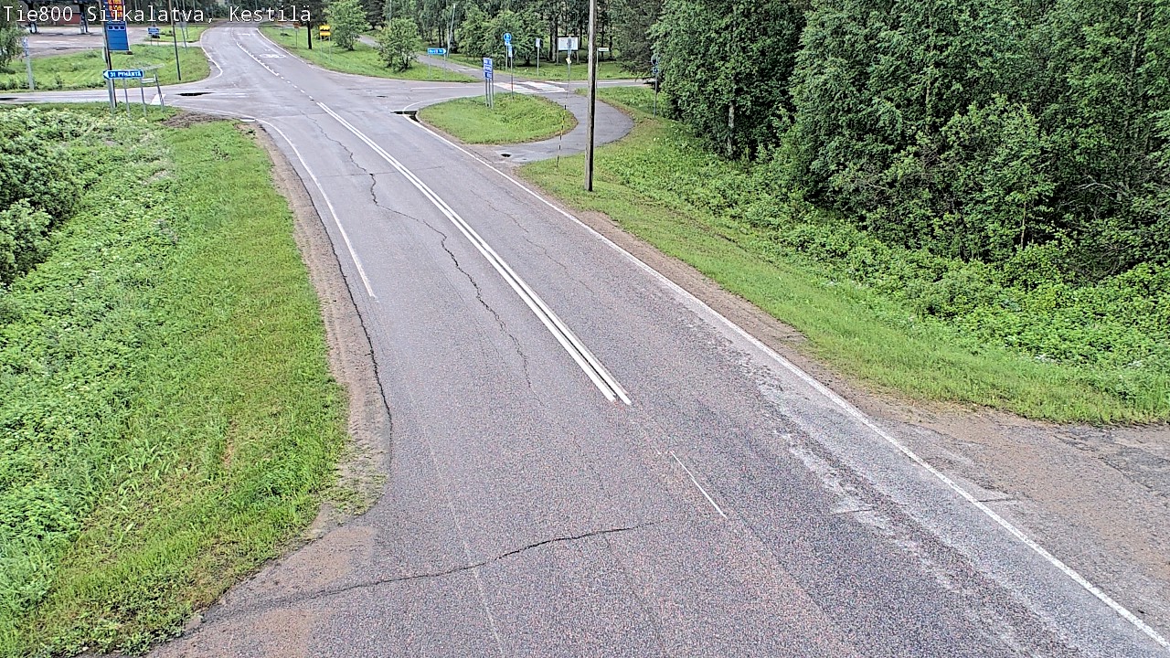 Weather Camera Image Road 800 Siikalatva Kestilä, Siikalatva, Pohjois-Pohjanmaa