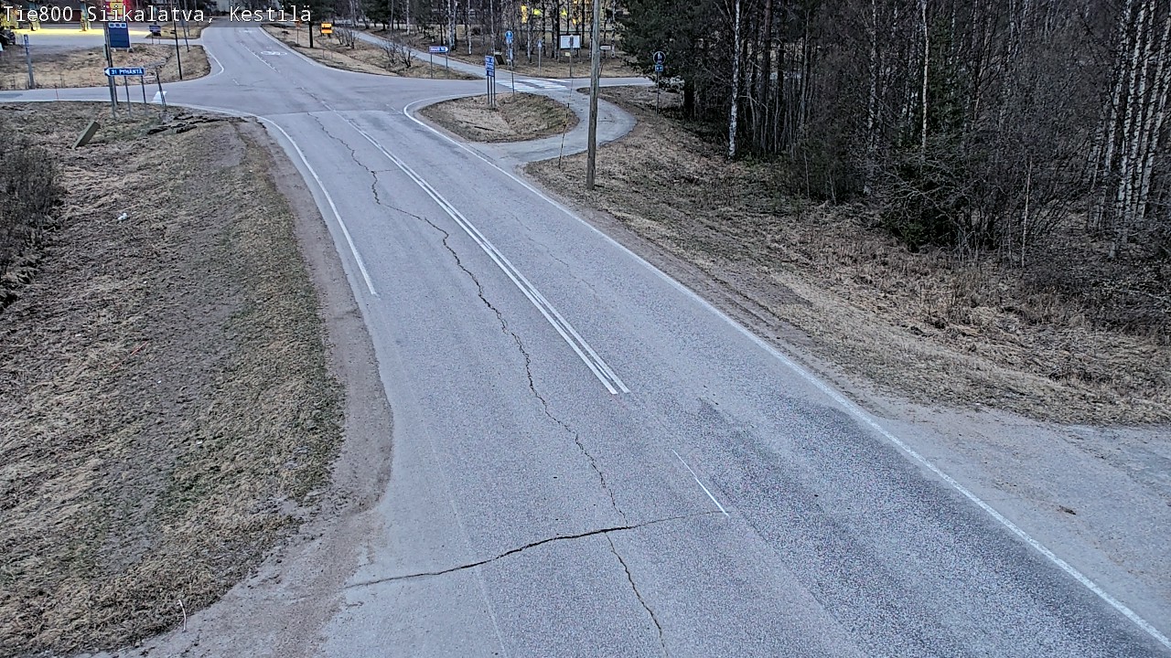 Weather Camera Image Väg 800 Siikalatva Kestilä, Siikalatva, Pohjois-Pohjanmaa