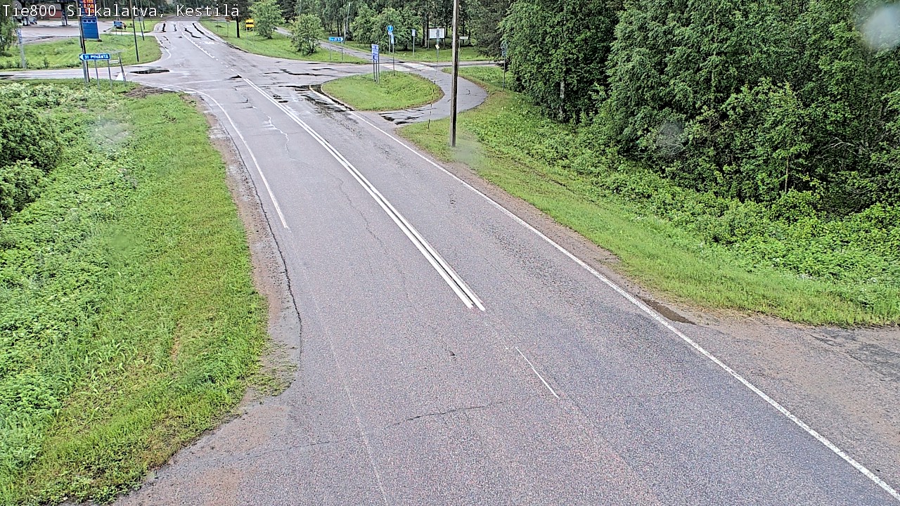 Weather Camera Image Road 800 Siikalatva Kestilä, Siikalatva, Pohjois-Pohjanmaa