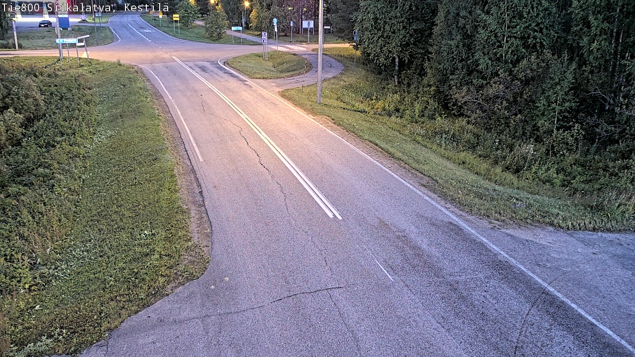 Weather Camera Image Väg 800 Siikalatva Kestilä, Siikalatva, Pohjois-Pohjanmaa