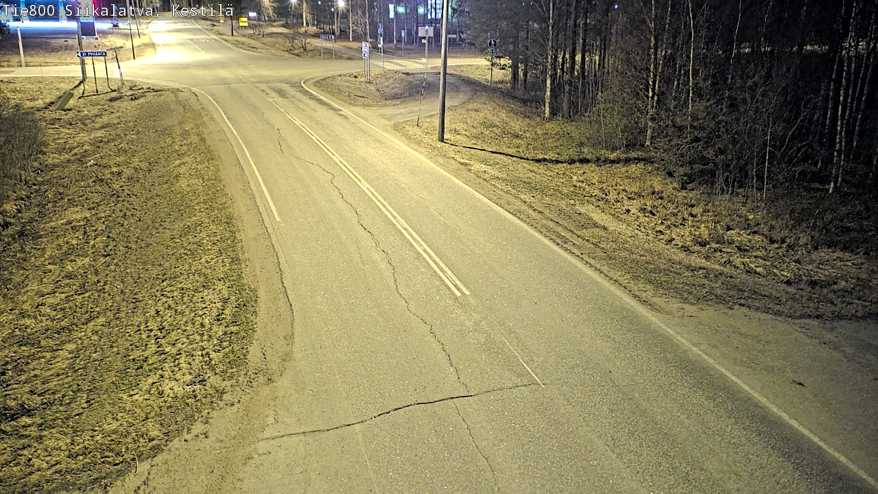 Weather Camera Image Road 800 Siikalatva Kestilä, Siikalatva, Pohjois-Pohjanmaa