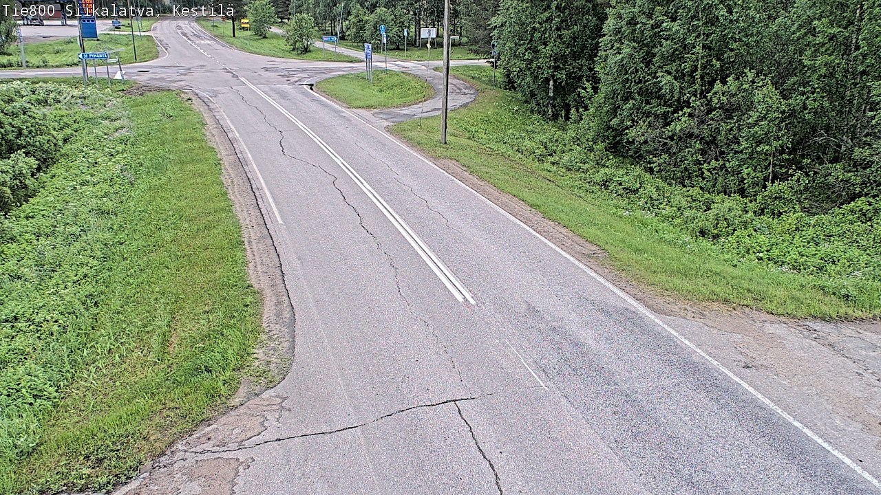 Weather Camera Image Road 800 Siikalatva Kestilä, Siikalatva, Pohjois-Pohjanmaa