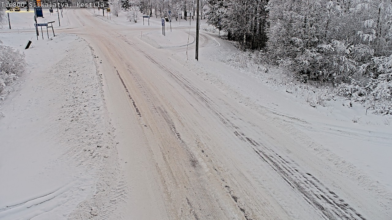 Weather Camera Image Road 800 Siikalatva Kestilä, Siikalatva, Pohjois-Pohjanmaa
