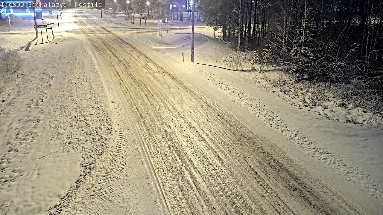 Weather Camera Image Väg 800 Siikalatva Kestilä, Siikalatva, Pohjois-Pohjanmaa