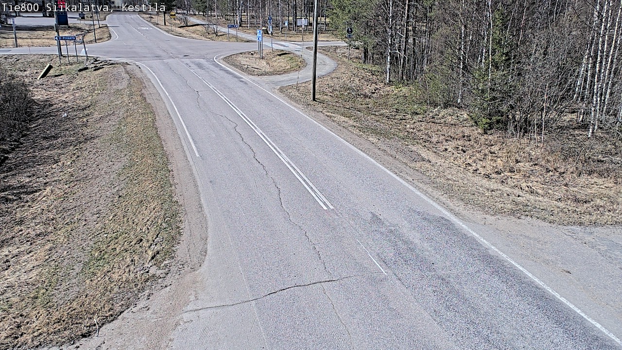Weather Camera Image Road 800 Siikalatva Kestilä, Siikalatva, Pohjois-Pohjanmaa