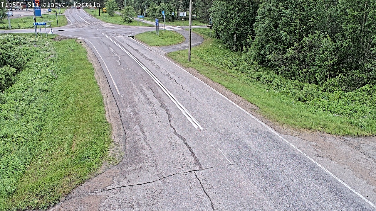 Weather Camera Image Road 800 Siikalatva Kestilä, Siikalatva, Pohjois-Pohjanmaa