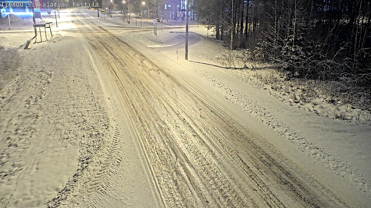 Weather Camera Image Väg 800 Siikalatva Kestilä, Siikalatva, Pohjois-Pohjanmaa
