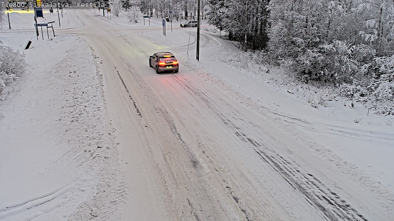Weather Camera Image Road 800 Siikalatva Kestilä, Siikalatva, Pohjois-Pohjanmaa