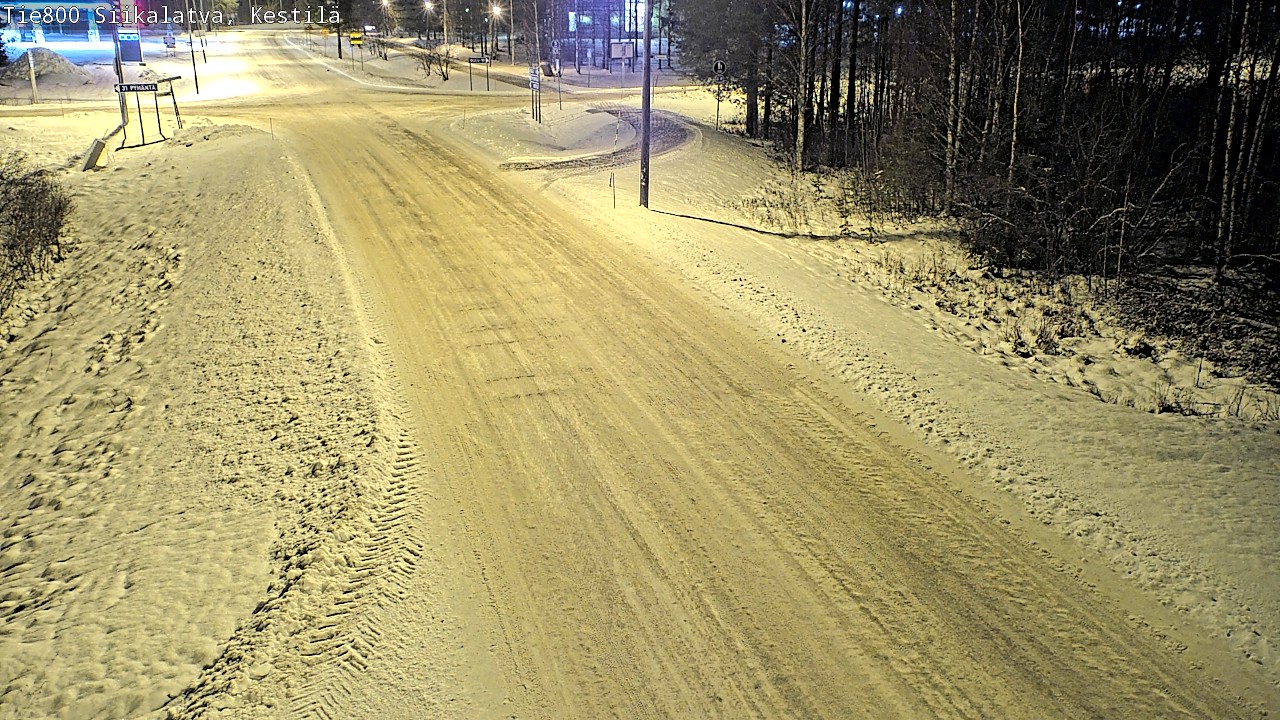 Weather Camera Image Väg 800 Siikalatva Kestilä, Siikalatva, Pohjois-Pohjanmaa