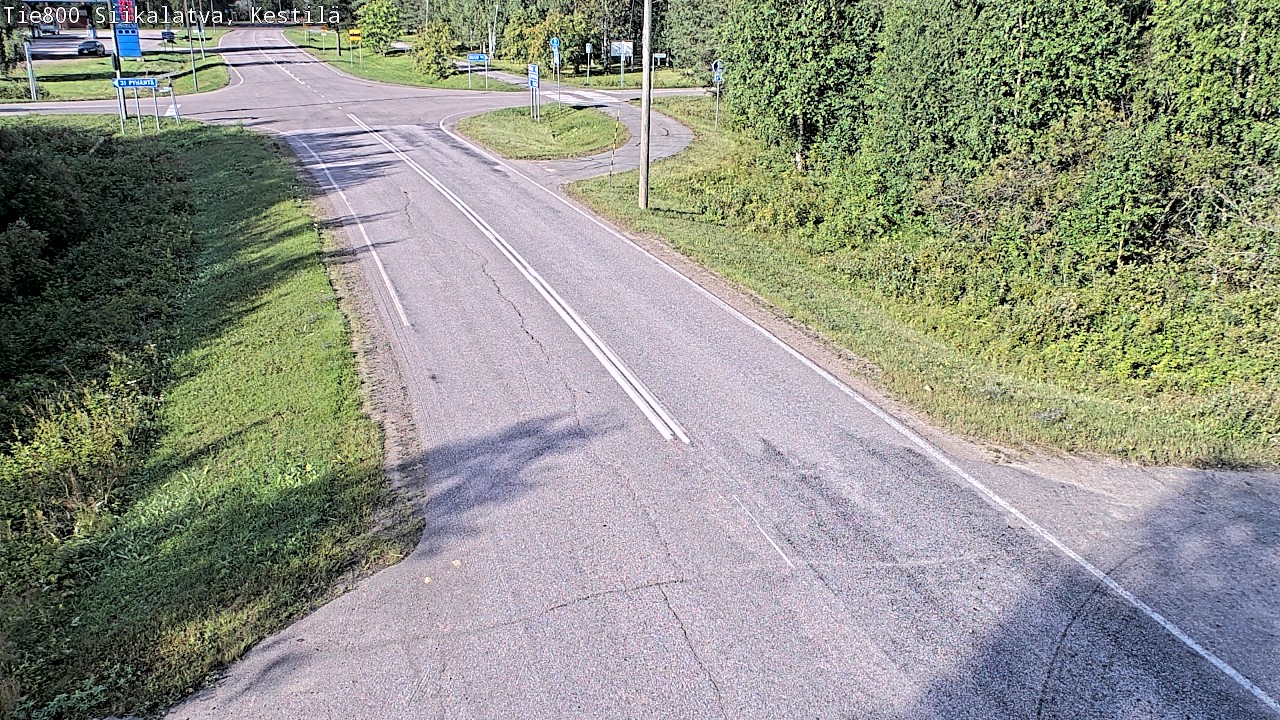 Weather Camera Image Väg 800 Siikalatva Kestilä, Siikalatva, Pohjois-Pohjanmaa