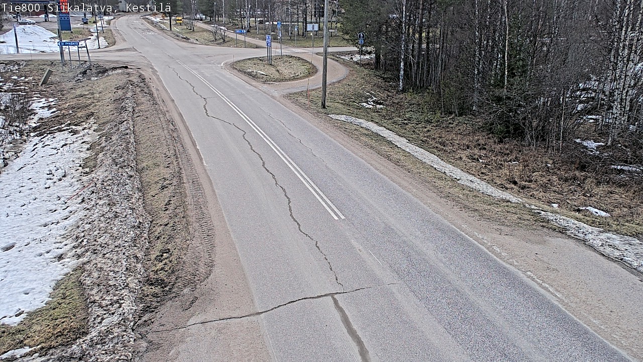 Weather Camera Image Väg 800 Siikalatva Kestilä, Siikalatva, Pohjois-Pohjanmaa