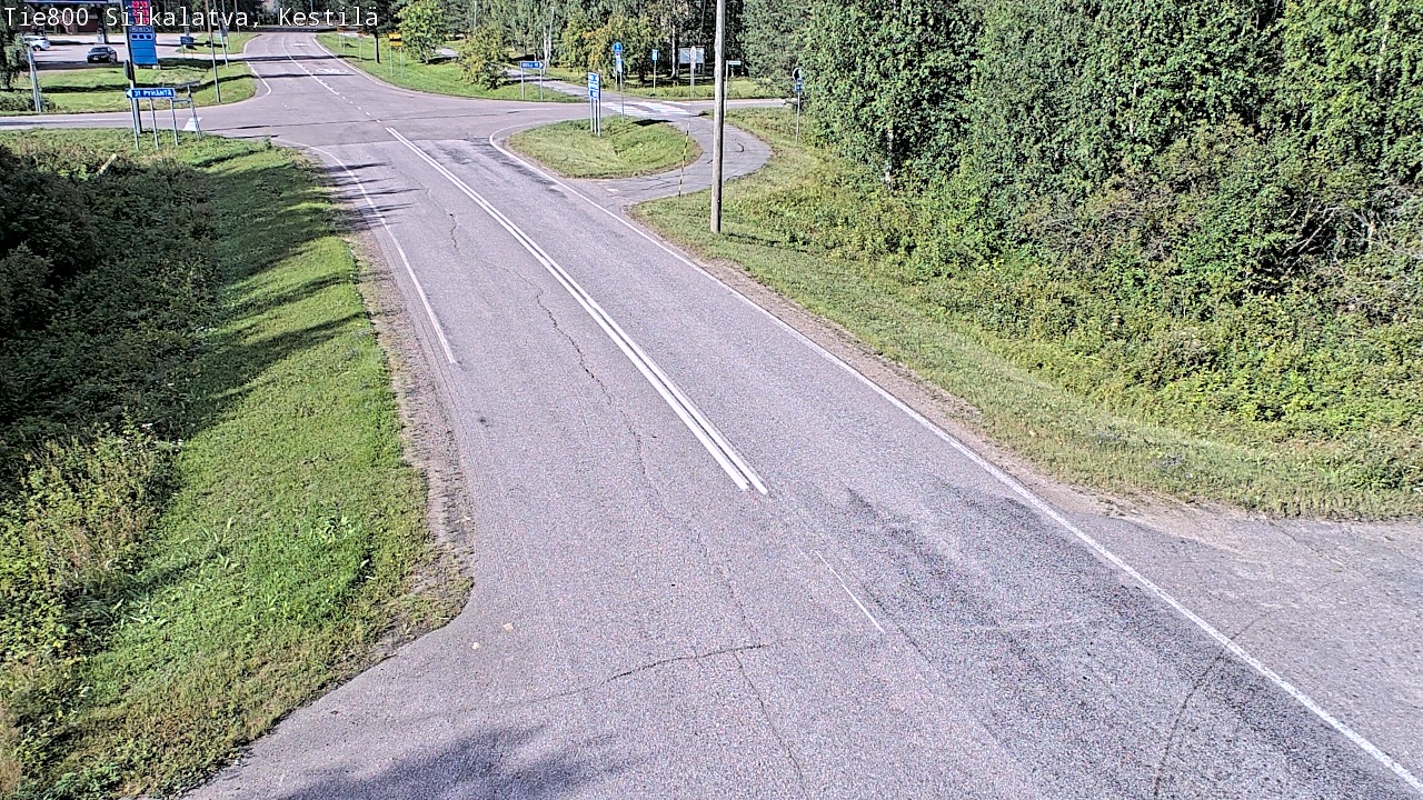 Weather Camera Image Väg 800 Siikalatva Kestilä, Siikalatva, Pohjois-Pohjanmaa