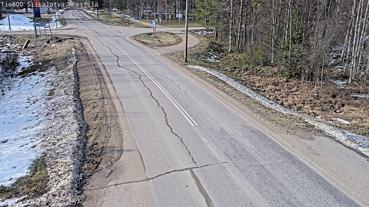 Weather Camera Image Väg 800 Siikalatva Kestilä, Siikalatva, Pohjois-Pohjanmaa