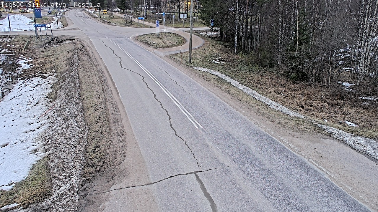 Weather Camera Image Väg 800 Siikalatva Kestilä, Siikalatva, Pohjois-Pohjanmaa