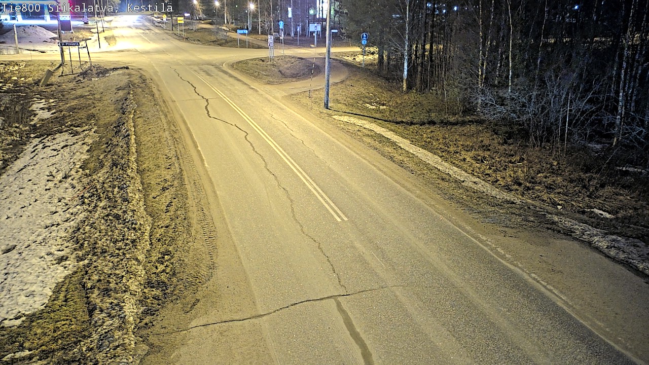 Weather Camera Image Väg 800 Siikalatva Kestilä, Siikalatva, Pohjois-Pohjanmaa