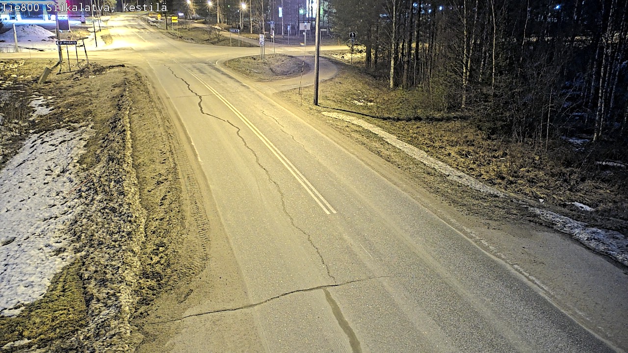 Weather Camera Image Väg 800 Siikalatva Kestilä, Siikalatva, Pohjois-Pohjanmaa