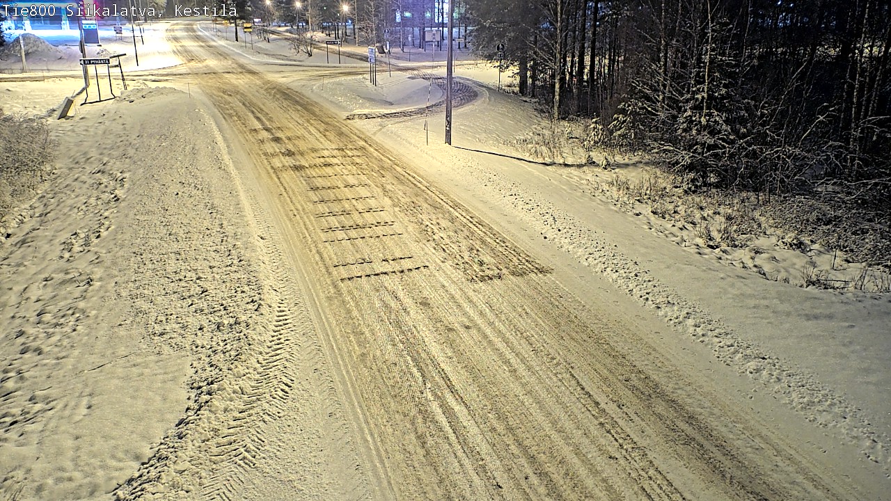 Weather Camera Image Väg 800 Siikalatva Kestilä, Siikalatva, Pohjois-Pohjanmaa