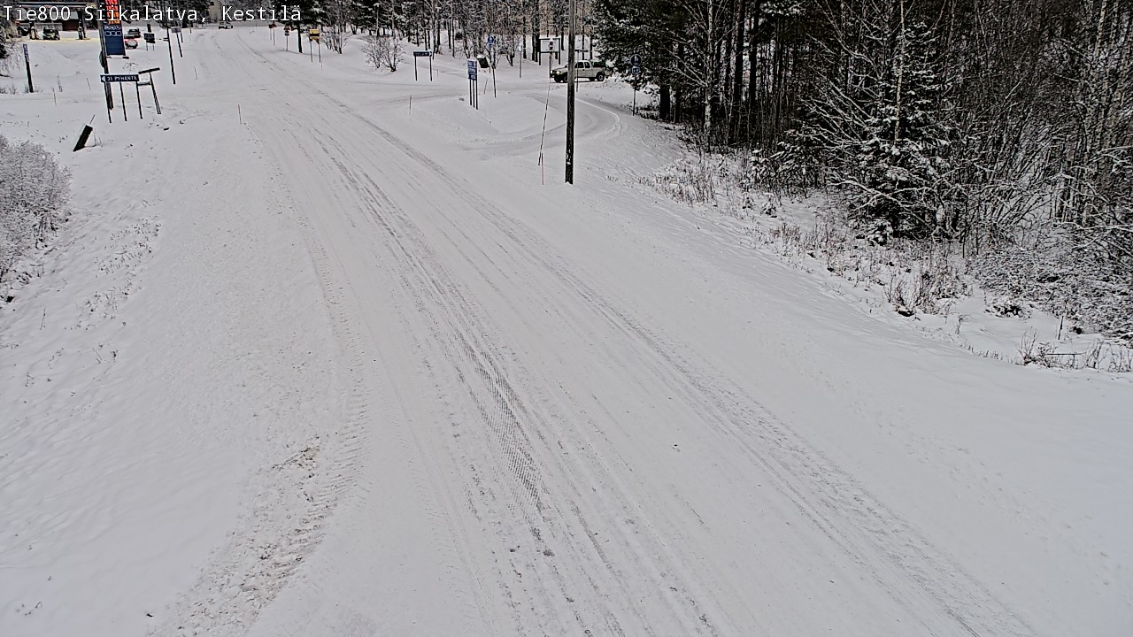 Weather Camera Image Väg 800 Siikalatva Kestilä, Siikalatva, Pohjois-Pohjanmaa
