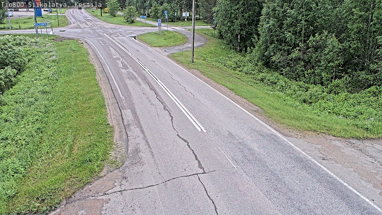 Weather Camera Image Road 800 Siikalatva Kestilä, Siikalatva, Pohjois-Pohjanmaa