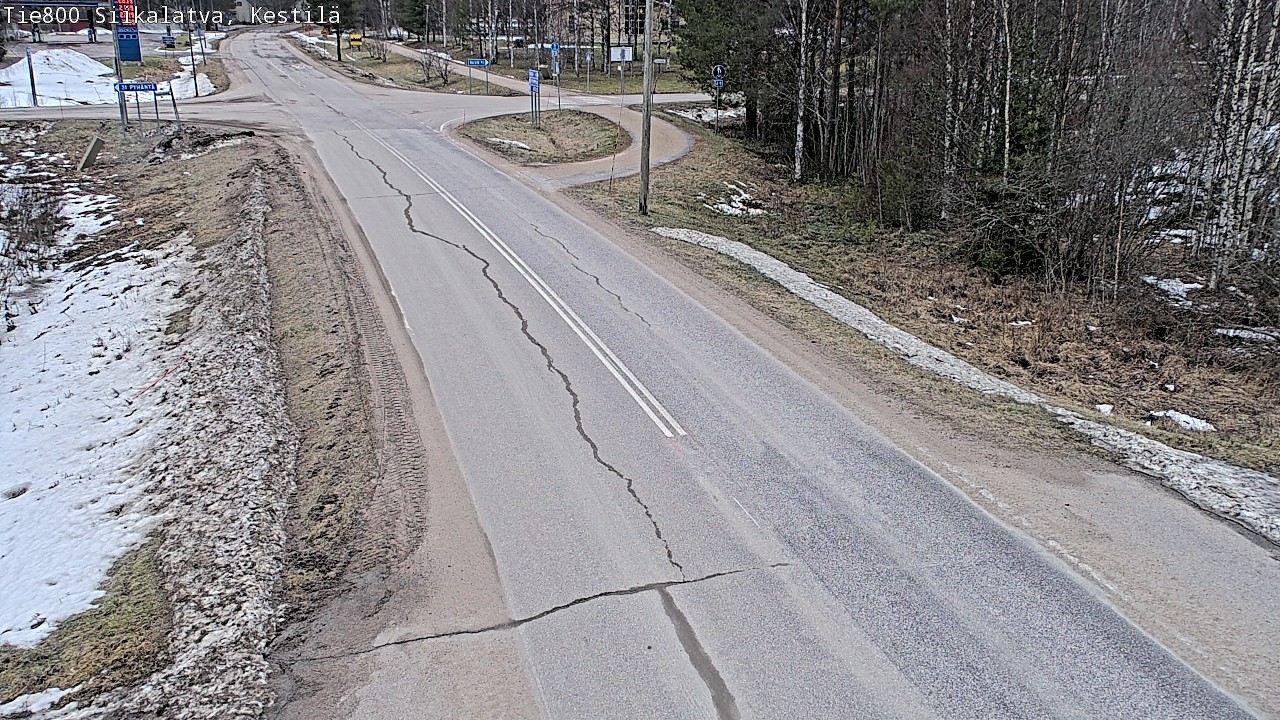 Weather Camera Image Väg 800 Siikalatva Kestilä, Siikalatva, Pohjois-Pohjanmaa
