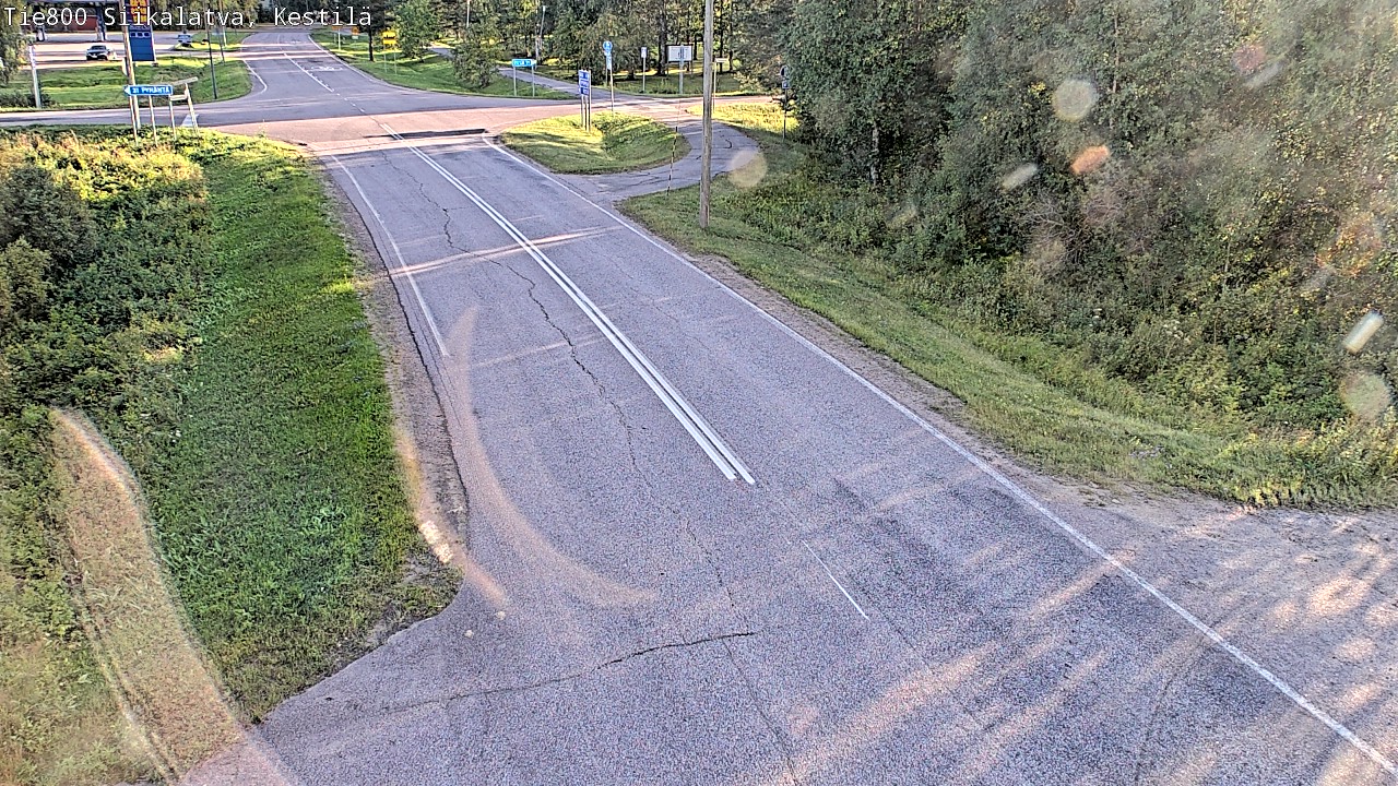 Weather Camera Image Väg 800 Siikalatva Kestilä, Siikalatva, Pohjois-Pohjanmaa