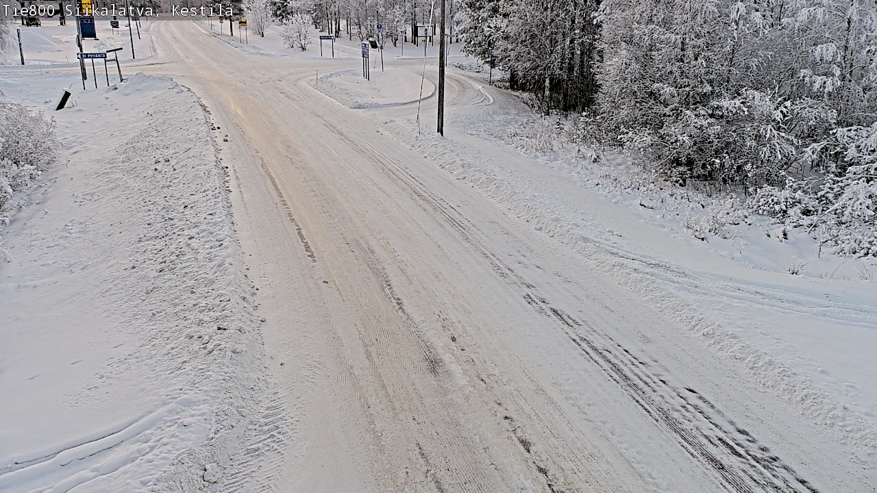Weather Camera Image Road 800 Siikalatva Kestilä, Siikalatva, Pohjois-Pohjanmaa