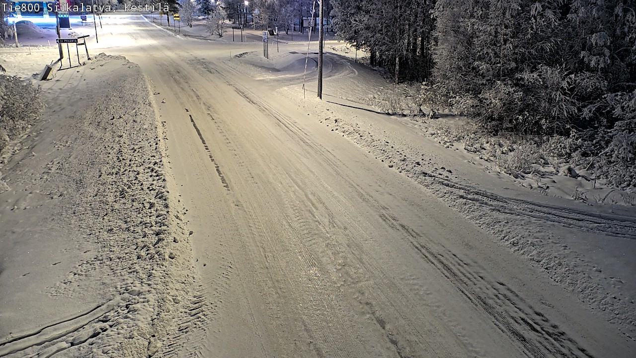 Weather Camera Image Road 800 Siikalatva Kestilä, Siikalatva, Pohjois-Pohjanmaa