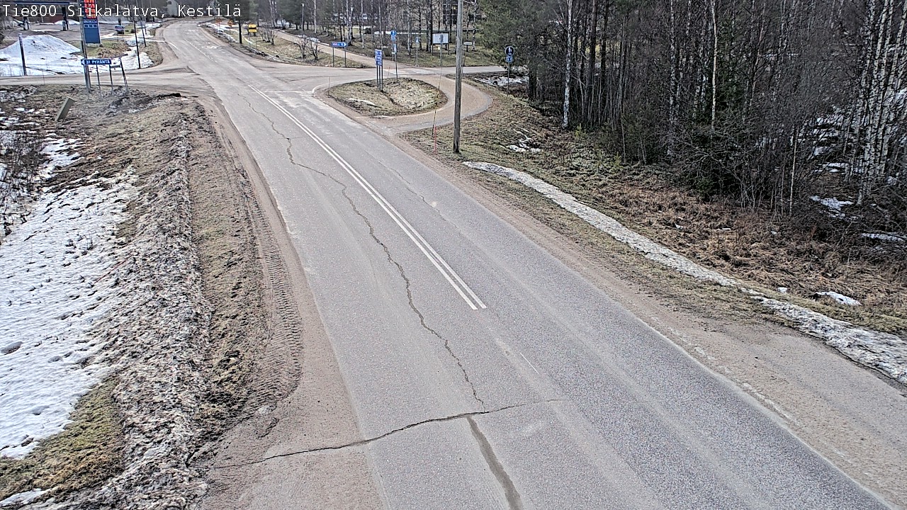 Weather Camera Image Väg 800 Siikalatva Kestilä, Siikalatva, Pohjois-Pohjanmaa