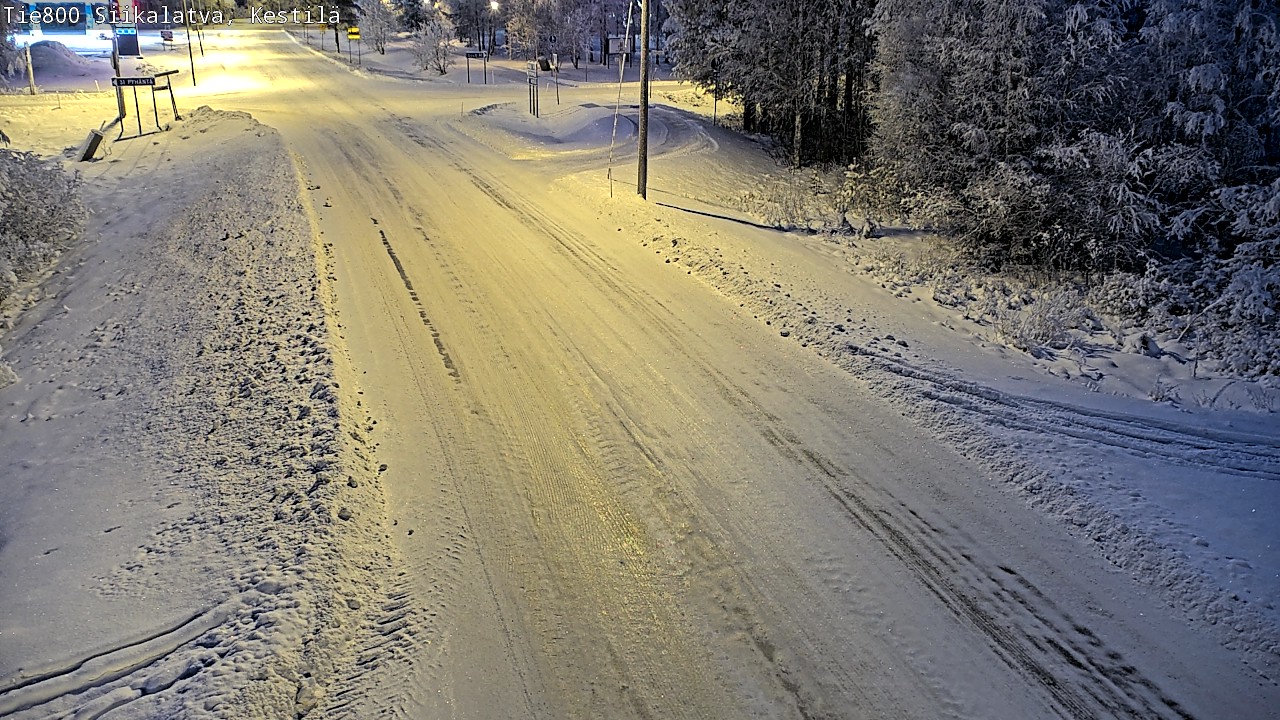 Weather Camera Image Road 800 Siikalatva Kestilä, Siikalatva, Pohjois-Pohjanmaa