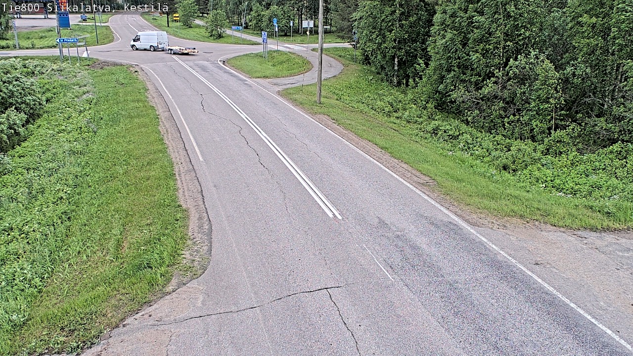 Weather Camera Image Road 800 Siikalatva Kestilä, Siikalatva, Pohjois-Pohjanmaa