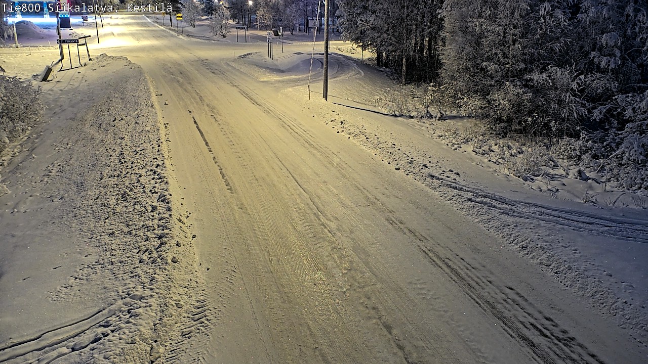 Weather Camera Image Road 800 Siikalatva Kestilä, Siikalatva, Pohjois-Pohjanmaa