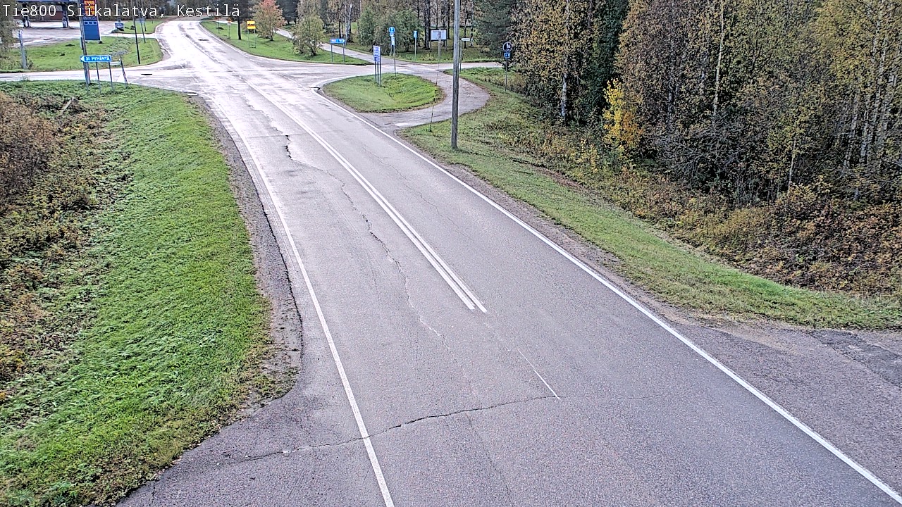 Weather Camera Image Road 800 Siikalatva Kestilä, Siikalatva, Pohjois-Pohjanmaa