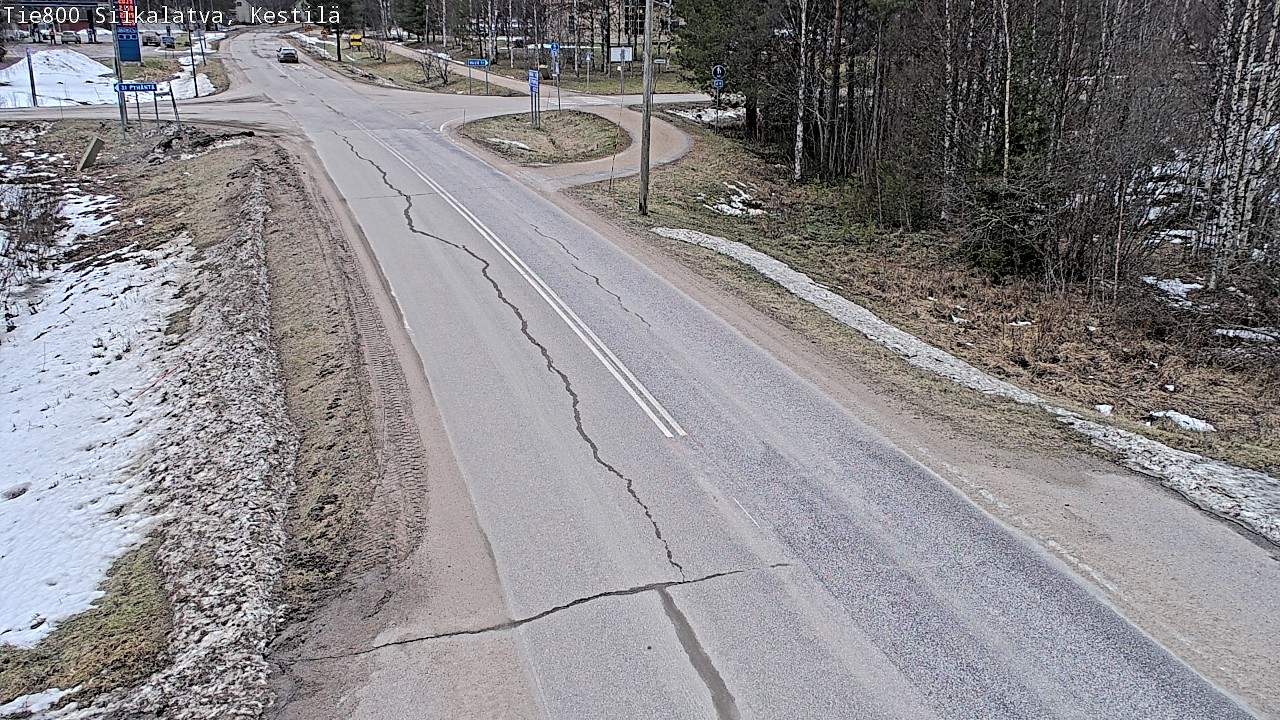 Weather Camera Image Väg 800 Siikalatva Kestilä, Siikalatva, Pohjois-Pohjanmaa