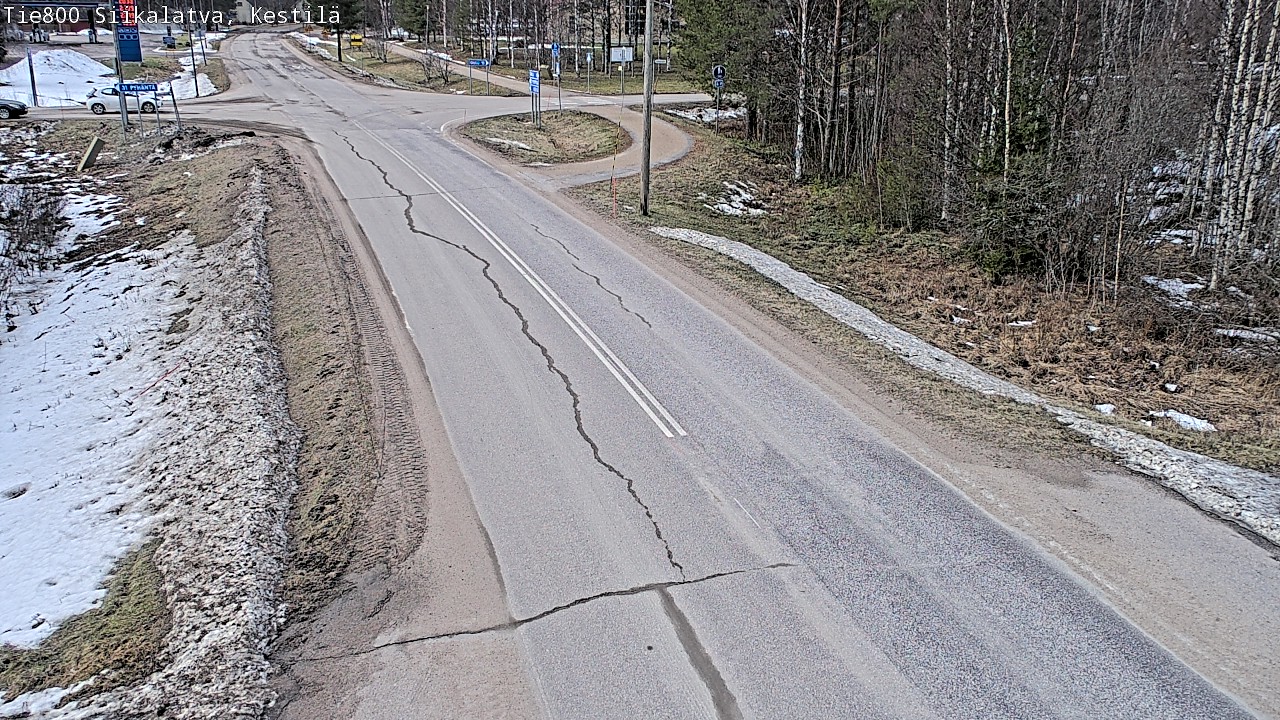 Weather Camera Image Väg 800 Siikalatva Kestilä, Siikalatva, Pohjois-Pohjanmaa