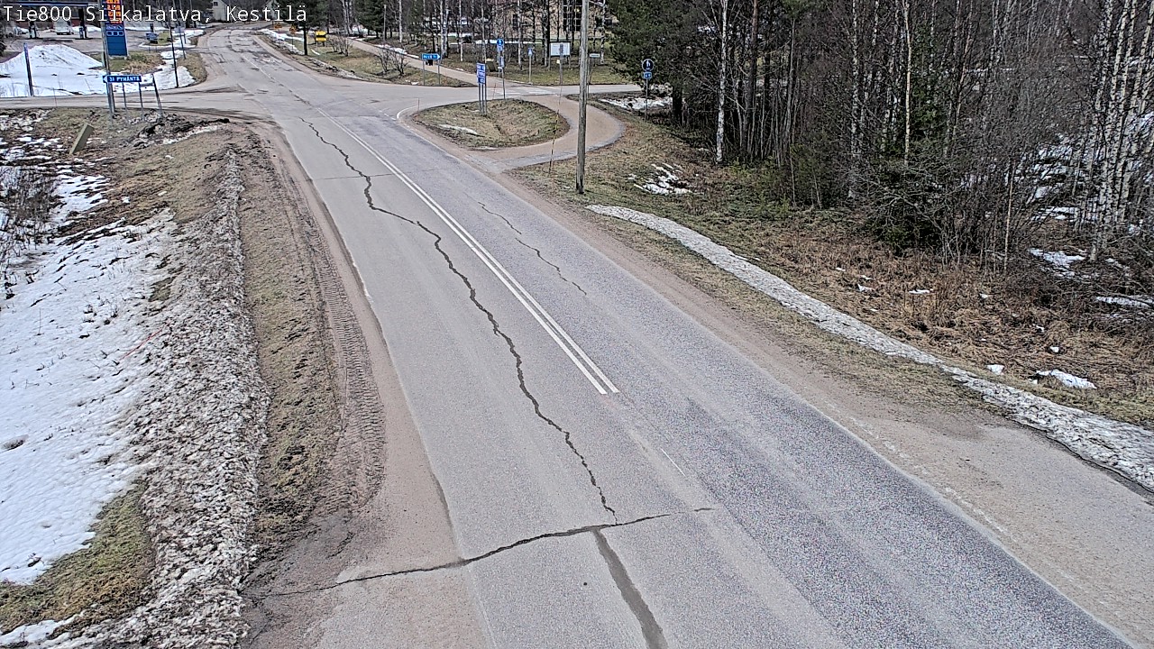 Weather Camera Image Väg 800 Siikalatva Kestilä, Siikalatva, Pohjois-Pohjanmaa