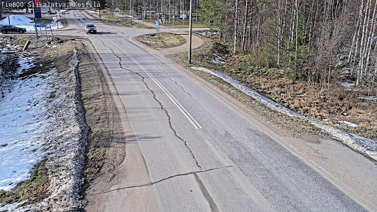 Weather Camera Image Väg 800 Siikalatva Kestilä, Siikalatva, Pohjois-Pohjanmaa
