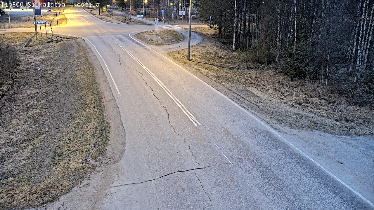 Weather Camera Image Väg 800 Siikalatva Kestilä, Siikalatva, Pohjois-Pohjanmaa