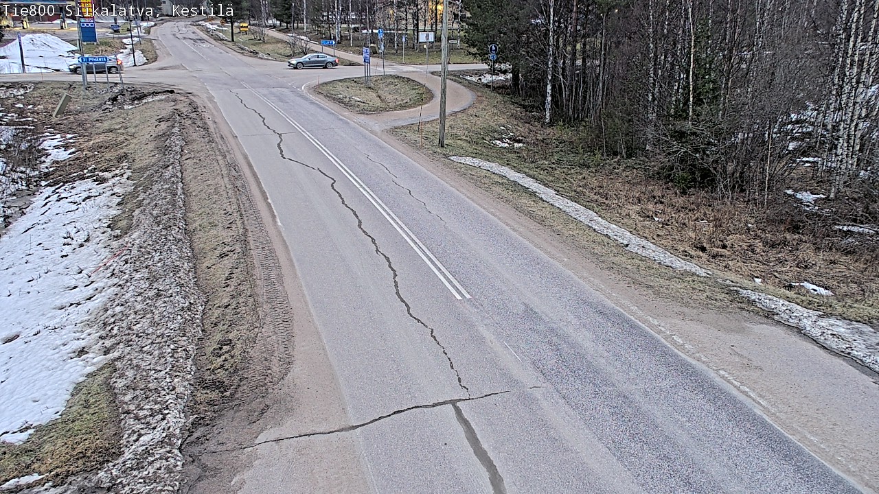 Weather Camera Image Väg 800 Siikalatva Kestilä, Siikalatva, Pohjois-Pohjanmaa
