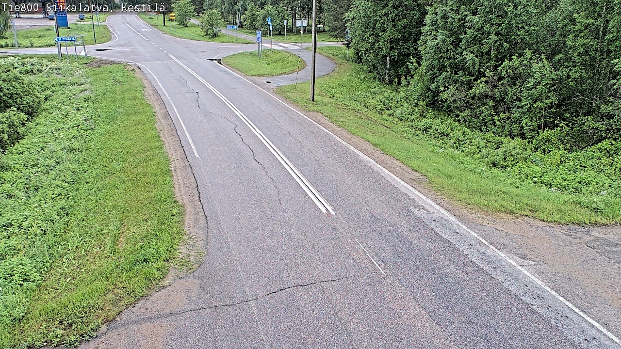 Weather Camera Image Road 800 Siikalatva Kestilä, Siikalatva, Pohjois-Pohjanmaa