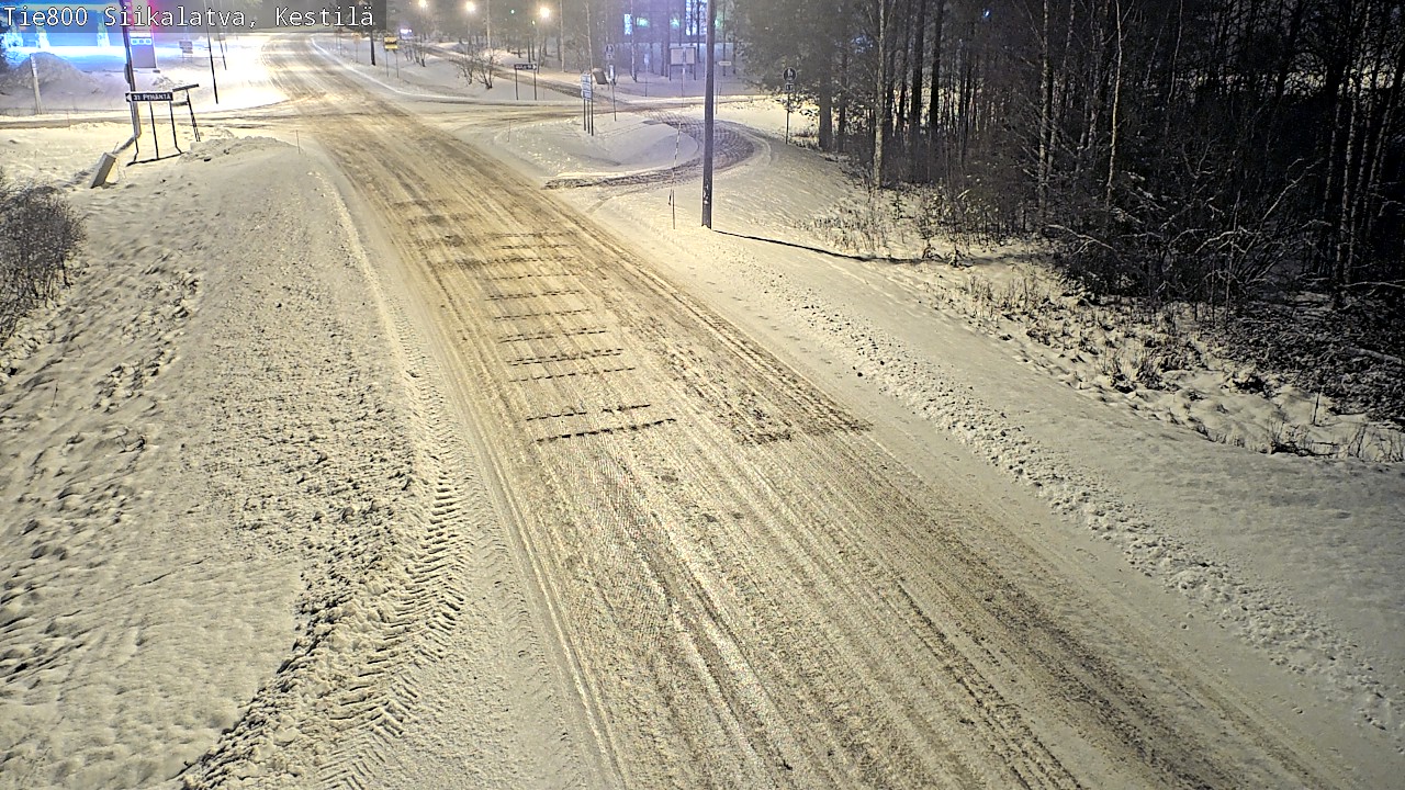 Weather Camera Image Väg 800 Siikalatva Kestilä, Siikalatva, Pohjois-Pohjanmaa