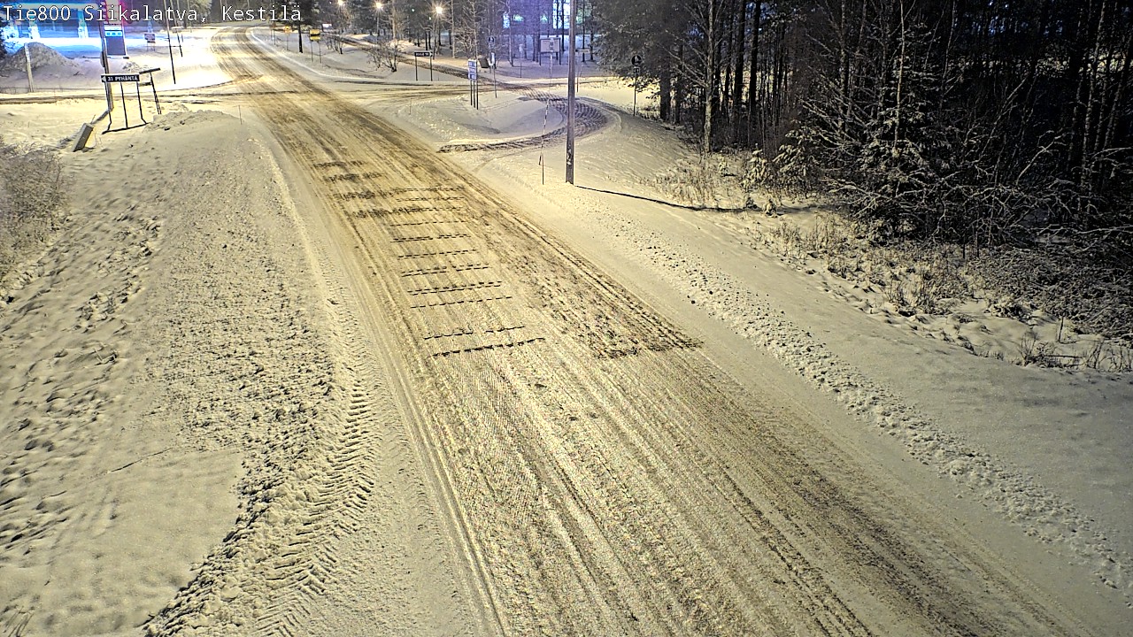 Weather Camera Image Väg 800 Siikalatva Kestilä, Siikalatva, Pohjois-Pohjanmaa