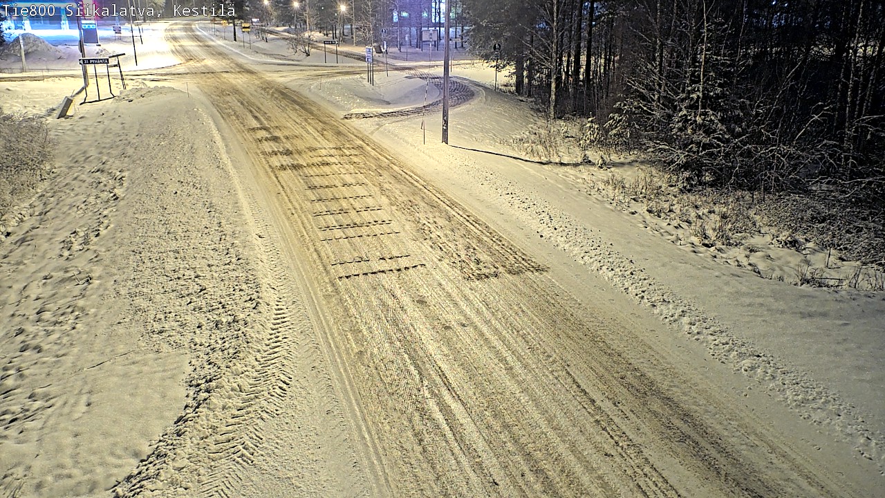 Weather Camera Image Väg 800 Siikalatva Kestilä, Siikalatva, Pohjois-Pohjanmaa