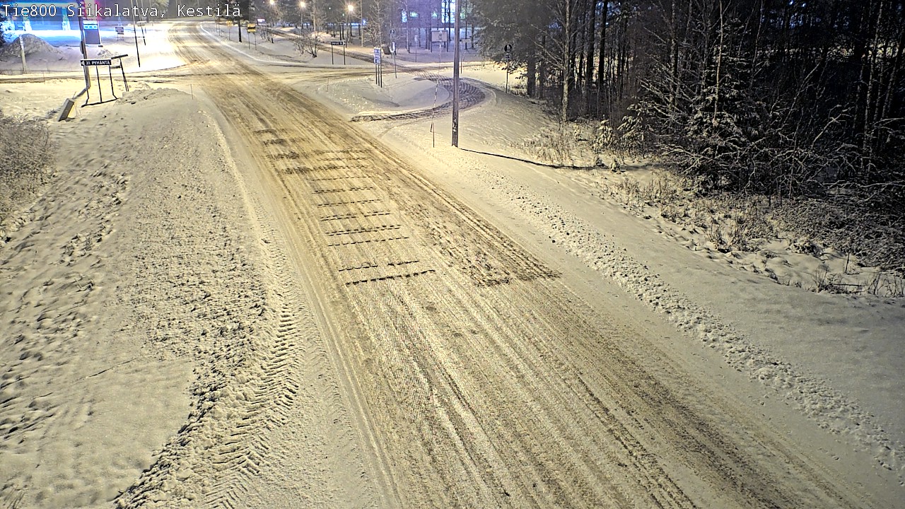 Weather Camera Image Väg 800 Siikalatva Kestilä, Siikalatva, Pohjois-Pohjanmaa