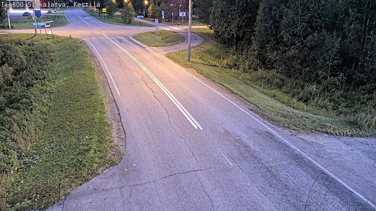 Weather Camera Image Väg 800 Siikalatva Kestilä, Siikalatva, Pohjois-Pohjanmaa