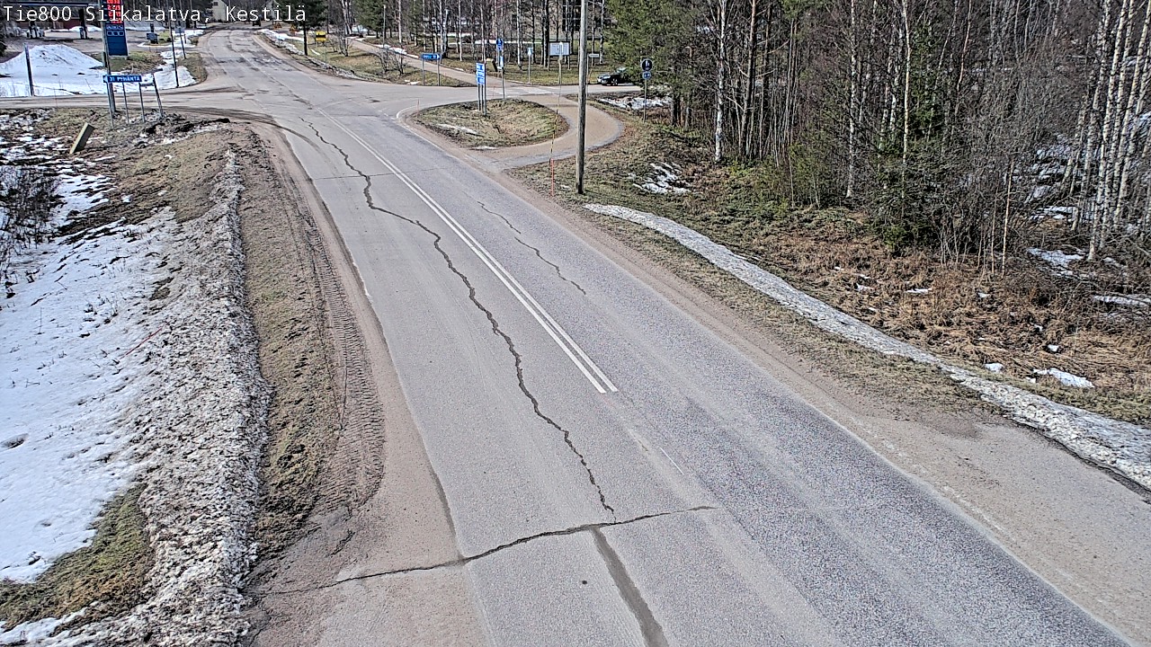 Weather Camera Image Väg 800 Siikalatva Kestilä, Siikalatva, Pohjois-Pohjanmaa
