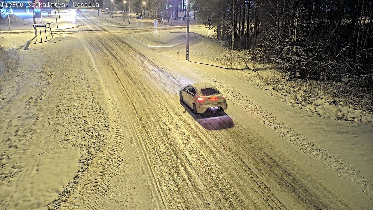 Weather Camera Image Väg 800 Siikalatva Kestilä, Siikalatva, Pohjois-Pohjanmaa